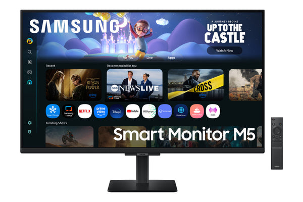 Monitor Led Samsung 32 Pulgadas /Smart Monitor M5/ Fhd (1920 X 1080)/ Va/ Plano/ Hdmi /Bt/ Wifi/ 60 Hz/ Negro