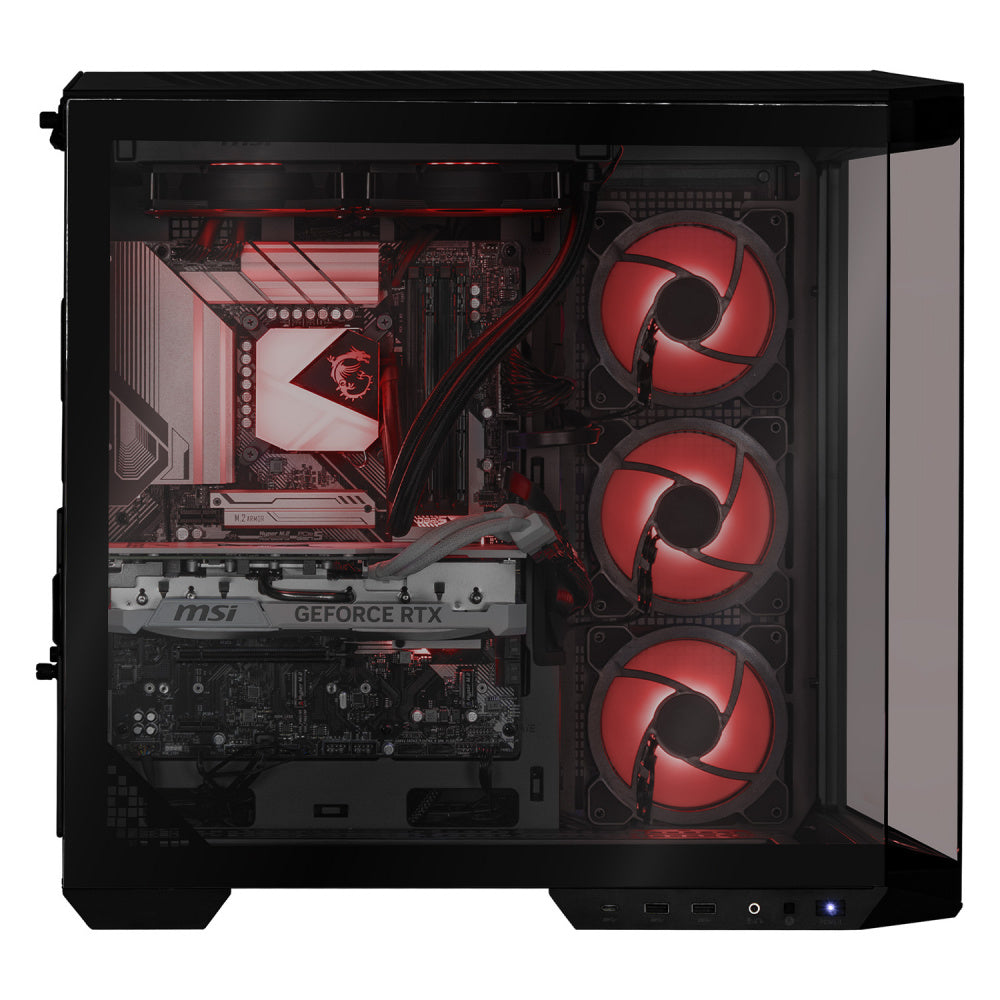 Computadora Gamer Invictus PC Power-077, Intel Core Ultra 7 265K, 5.5GHz, 32GB RAM,1TB M.2 SSD + 2TB HDD, GeForce RTX 4080 Super, Wi-Fi, Windows 11, Negro