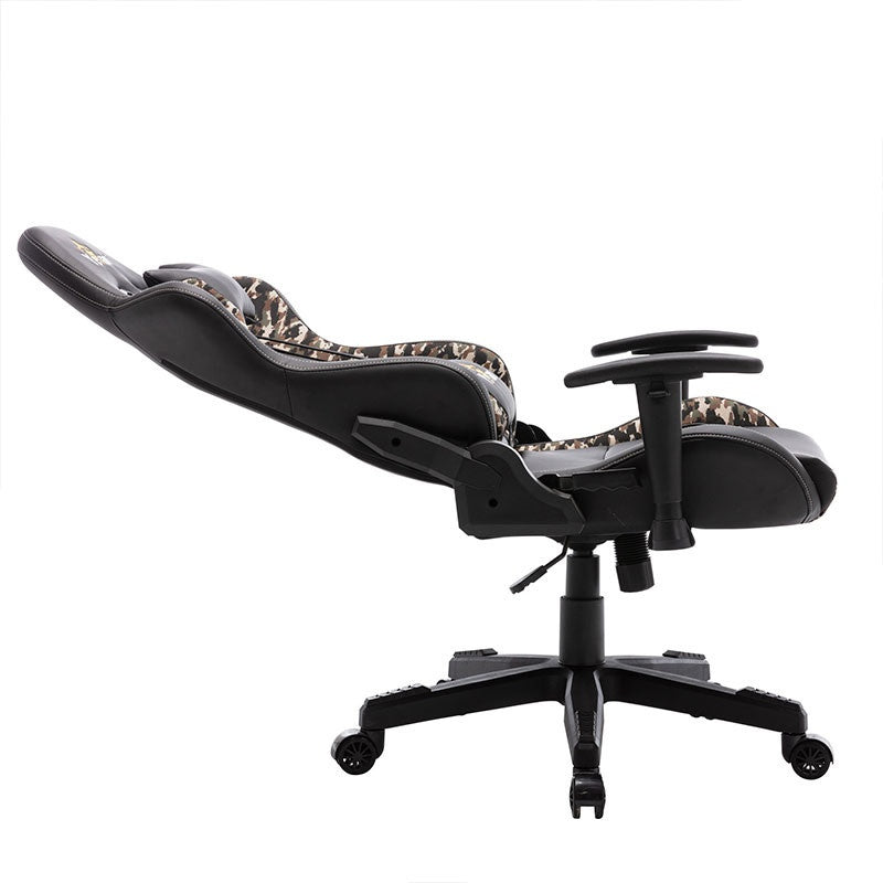 Yeyian Silla Gamer Ryuji Desert Camouflage, hasta 150kg, Negro/Amarillo