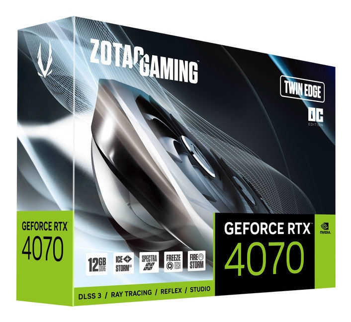 Tarjeta de Video Zotac NVIDIA GeForce RTX 4070 Twin Edge OC Gaming, 12GB 192-bit GDDR6, PCI Express x16 4.0