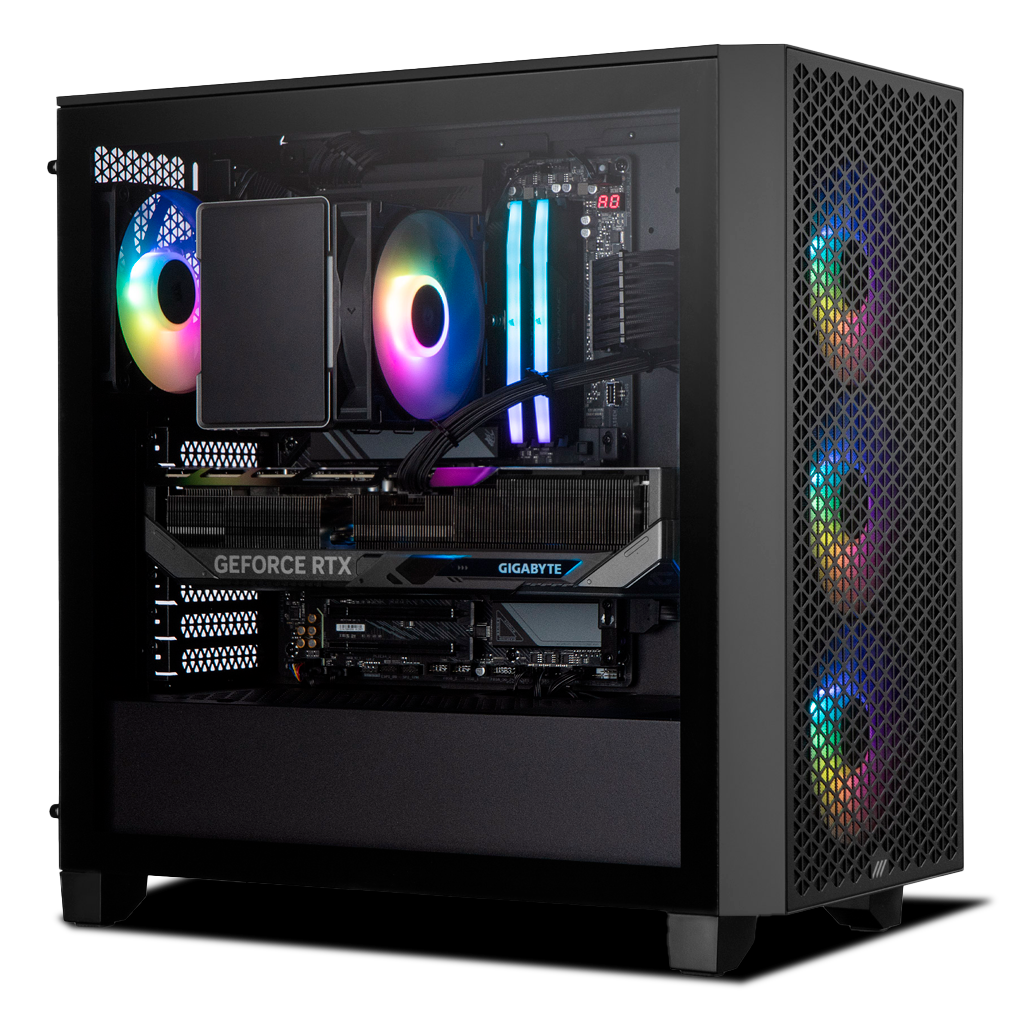 PC INVICTUS  GeForce RTX™  5060, AMD Ryzen™ 5 5500, 32GB DDR4 RAM, 1TB M.2 Nvme Gen 4 SSD, Windows 11, PC Power-145,