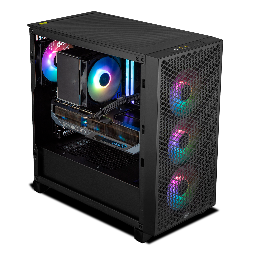 PC INVICTUS  GeForce RTX™  5060, AMD Ryzen™ 5 5500, 32GB DDR4 RAM, 1TB M.2 Nvme Gen 4 SSD, Windows 11, PC Power-145,