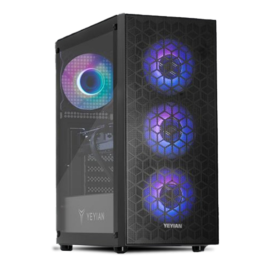 Computadora Gamer Invictus PC Power-056, AMD Ryzen 5 7600X 4.70GHz, 16GB RAM, 512GB M.2 SSD + 2TB HDD, Radeon RX 7600 XT  Wi-Fi, Windows 11, Negro