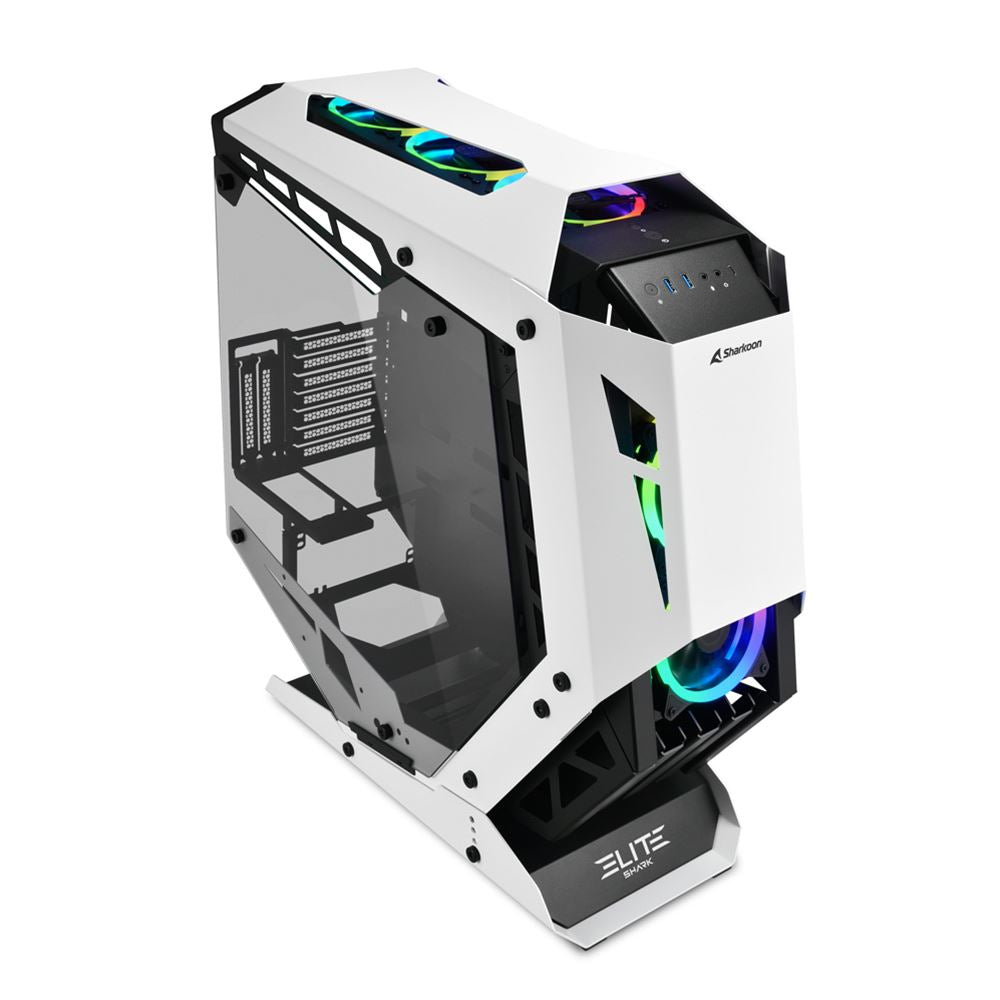 Gabinete  Sharkoon ELITE SHARK CA700 Bk/Wh ATX