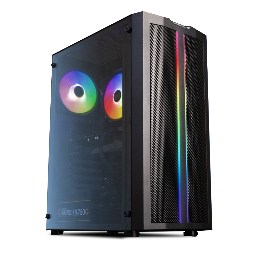 Computadora Gamer Invictus PC Power-0123, GeForce RTX 3050, AMD Ryzen 5 4500, 32GB RAM, 500GB M.2 SSD + 2TB HDD