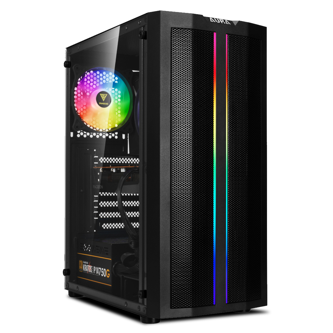 Computadora Gamer Invictus PC Power-0131, GeForce RTX 3050,Intel Core i3 -14100F, 32GB RAM, 500GB M.2 SSD + 2TB HDD