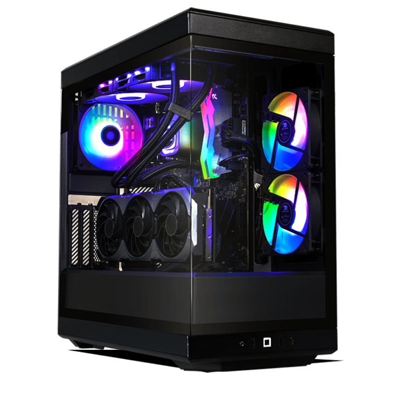 Computadora Gamer Invictus PC Power-051, AMD Ryzen 5 9600X 5.40GHz, 32GB DDR5 RAM, 1TB M.2 SSD, GeForce RTX 4070 Super, Wi-Fi, Windows 11, Negro