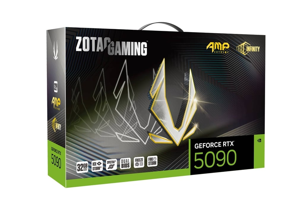 Tarjeta de Video Nvidia ZOTAC GAMING GeForce RTX 5090 AMP Extreme INFINITY, 32GB GDDR7, PCI Express 5.0, ZT-B50900B-10P