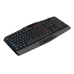 Teclado Gamer Redragon Harpe PRO K503A-RGB-SP, Teclado Membrana, Full Size, Alámbrico, RGB, Negro (Español)