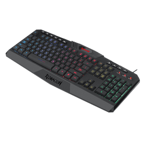 Teclado Gamer Redragon Harpe PRO K503A-RGB-SP, Teclado Membrana, Full Size, Alámbrico, RGB, Negro (Español)