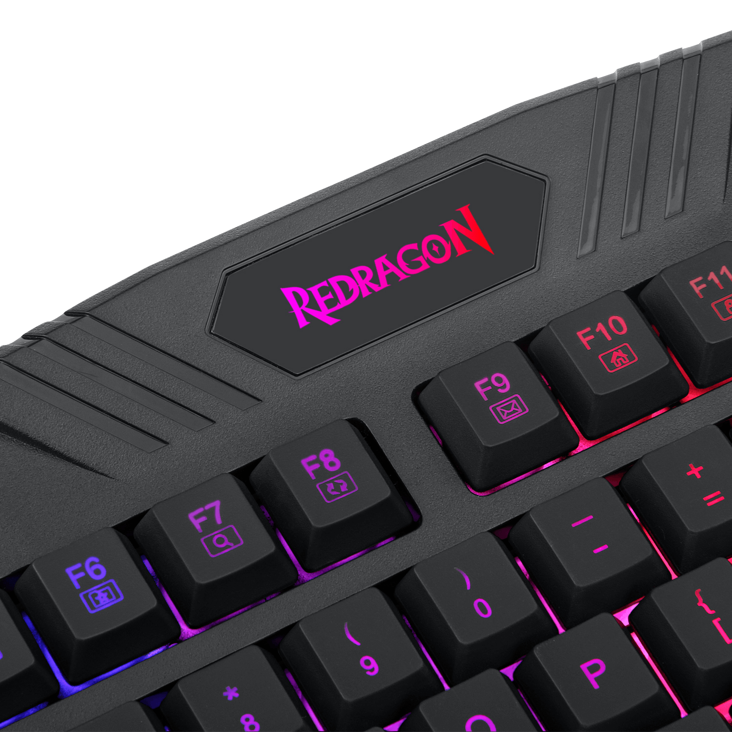 Teclado Gamer Redragon Harpe PRO K503A-RGB-SP, Teclado Membrana, Full Size, Alámbrico, RGB, Negro (Español)