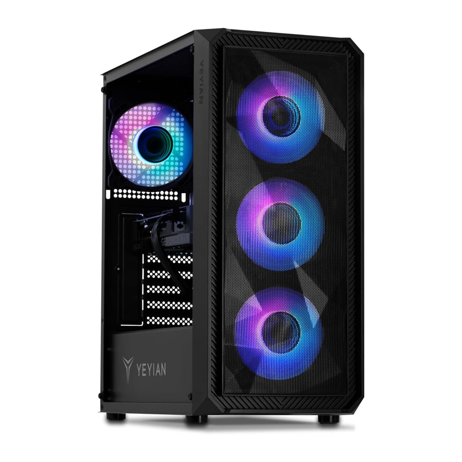 Computadora Gamer Invictus PC Power-009, AMD Ryzen 5 5500 3.60GHz, 16GB RAM, 512GB M.2 SSD, Radeon RX 6600, Wi-Fi, Windows 10, Blanco