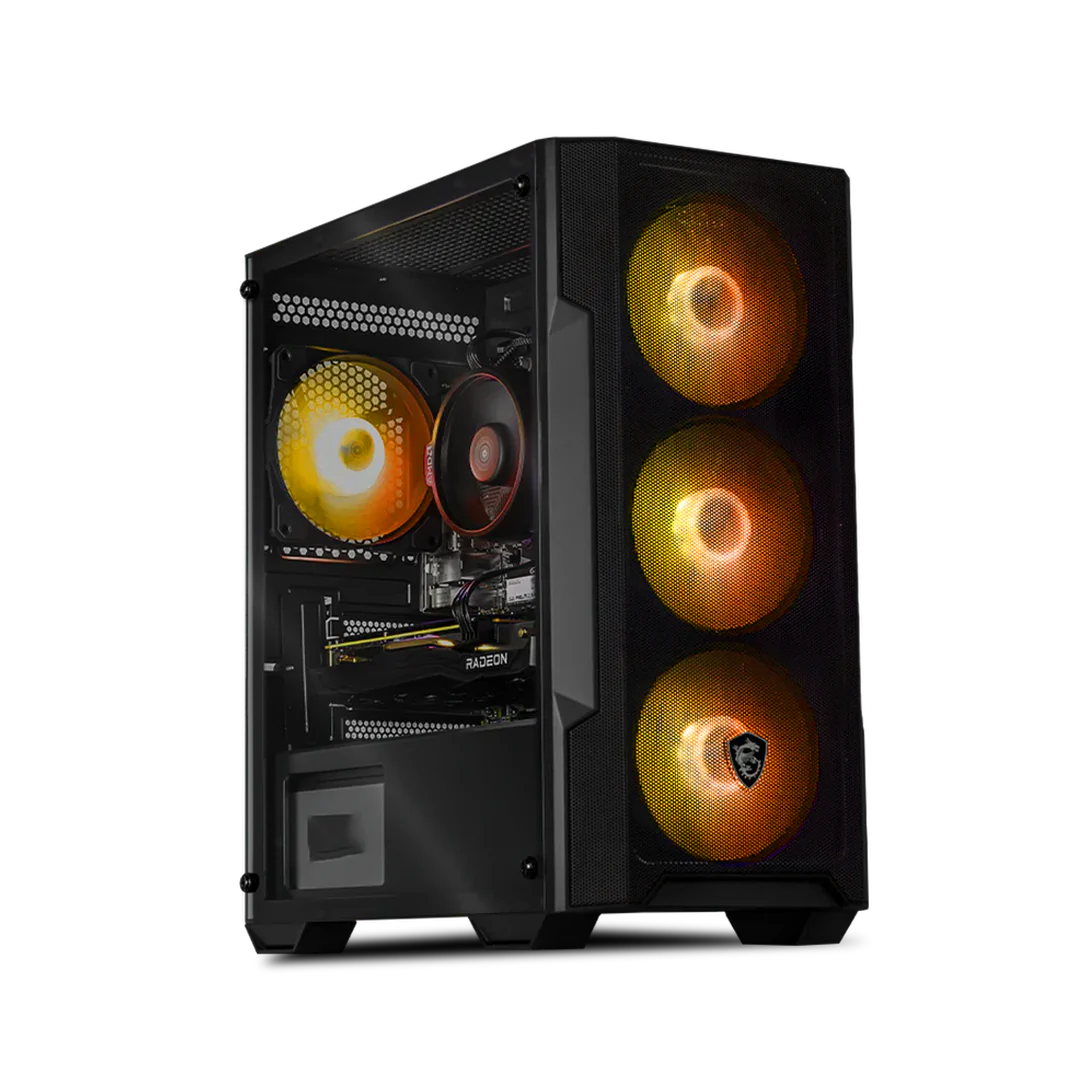 PC Gamer Radeon RX 7600, AMD Ryzen™ 5 8500G, 32GB DDR5 RAM, 1TB M.2 Nvme SSD, Windows 11, Invictus PC Power-102,