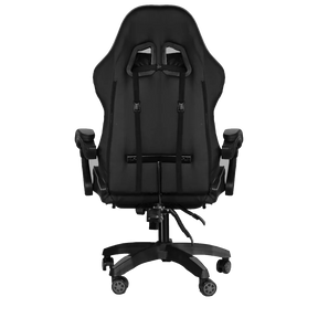 Silla Gamer SiGamers Reclinable Ergonomica con Reposapiés Color Negro