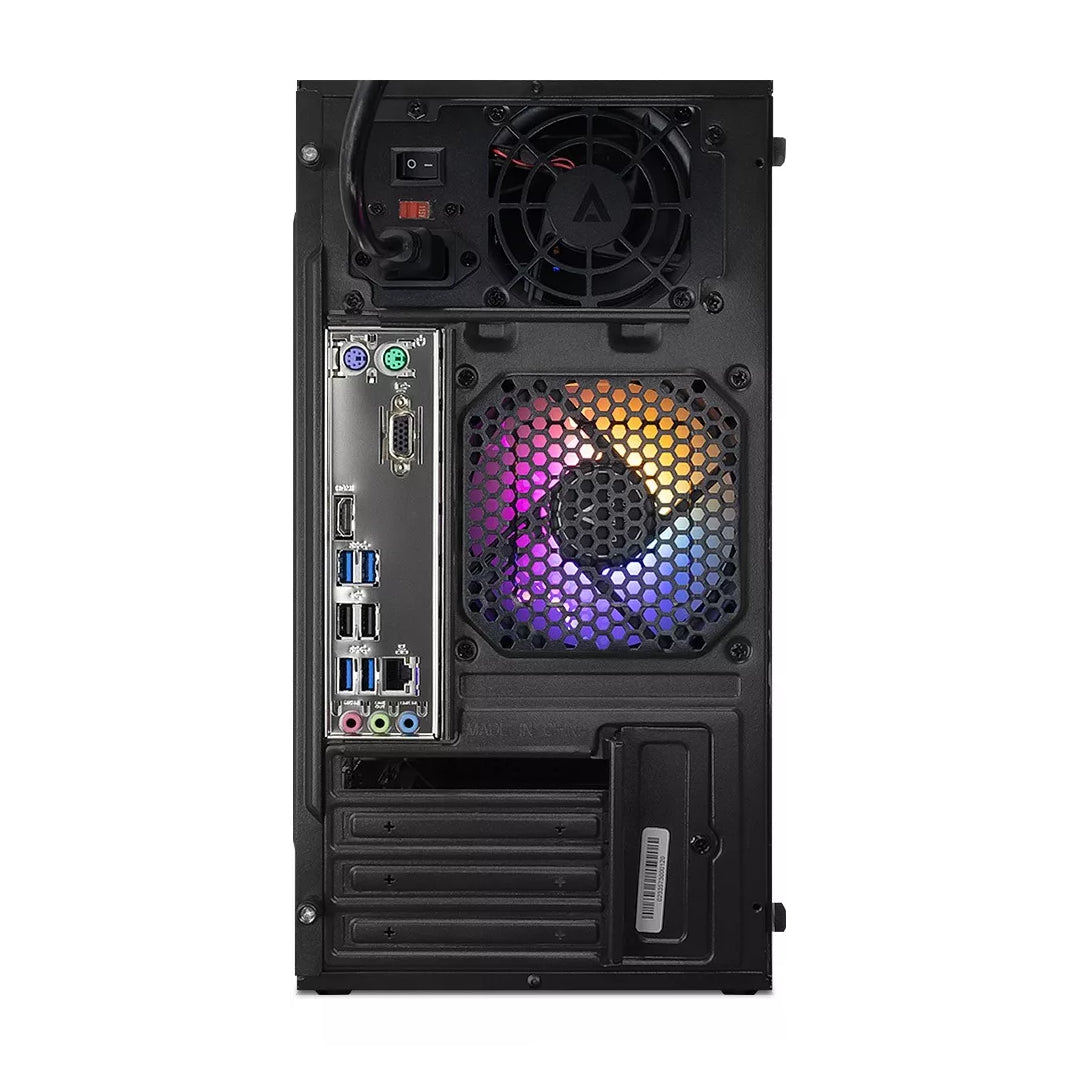 Computadora Gamer Invictus PC Power-001, AMD Ryzen 5 5600GT 3.60GHz, 16GB RAM, 512GB M.2 SSD, Wi-Fi, Windows 10, Negro