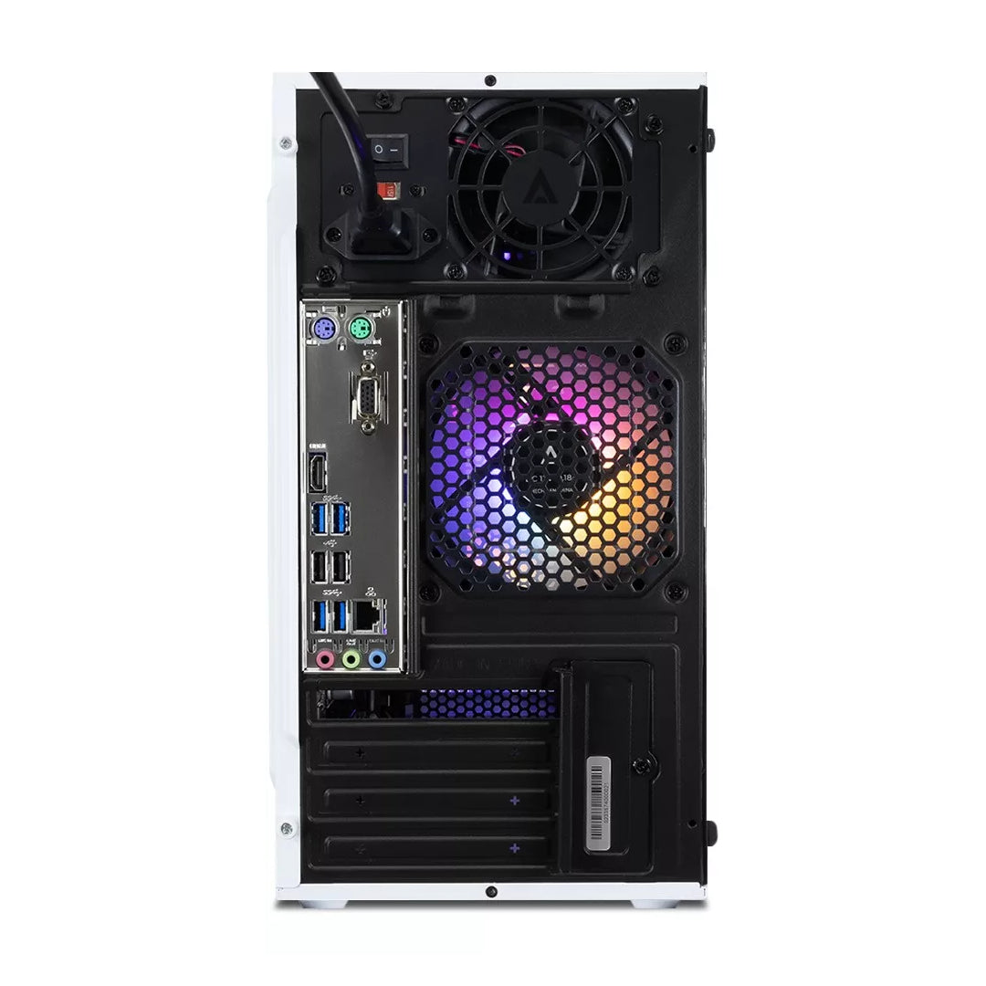 Computadora Gamer Invictus PC Power-002, AMD Ryzen 7 5700G 3.80GHz, 16GB RAM, 512GB M.2 SSD, Wi-Fi, Windows 10, Blanco