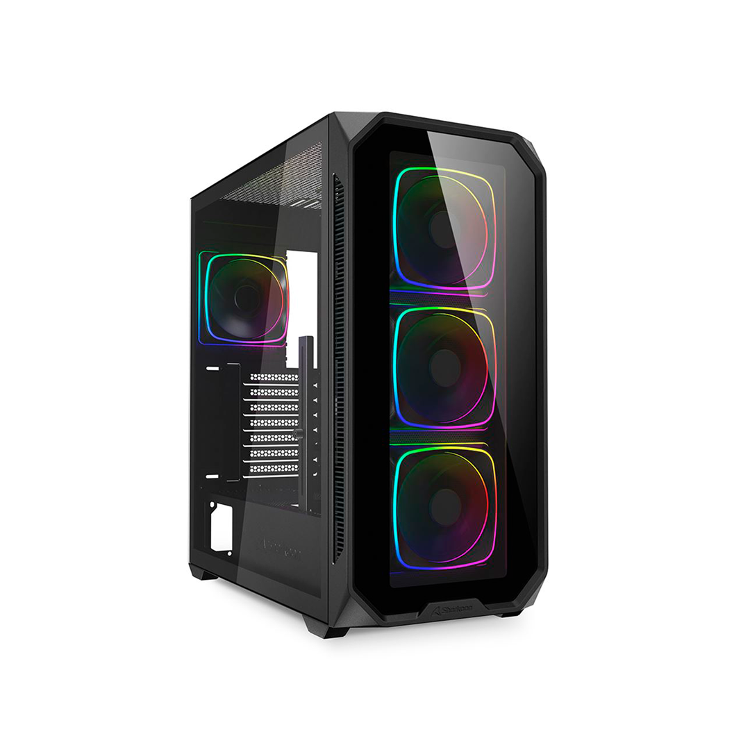 Gabinete  Sharkoon AK5G RGB Black ATX