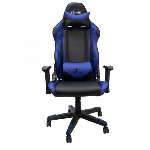 Silla Gamer Yeyian Cadira 1150, hasta 150Kg, Negro/Azul