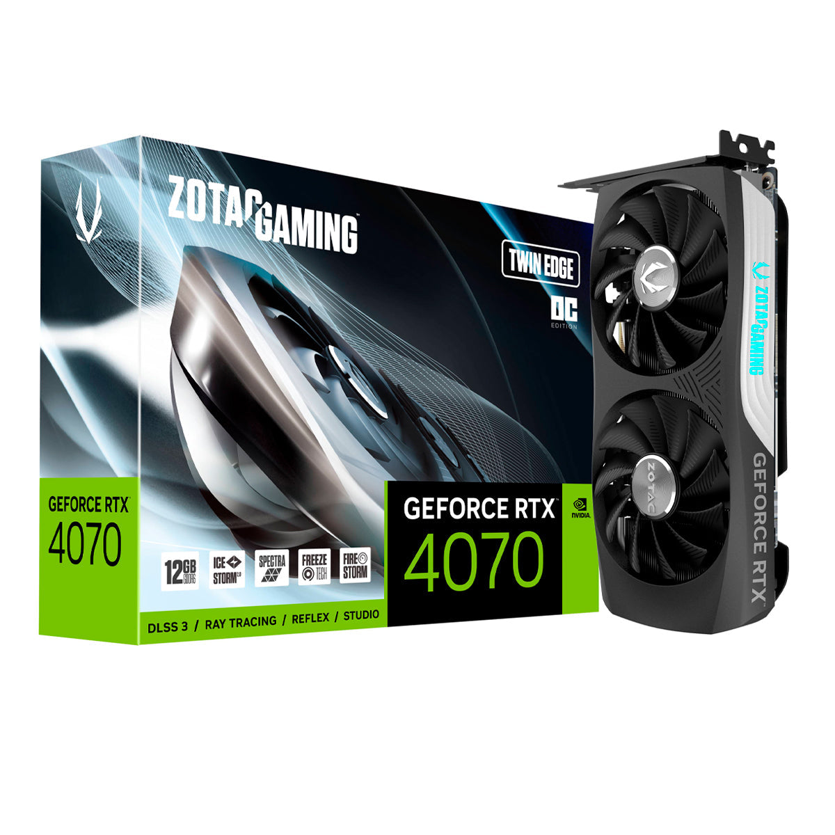 Tarjeta de Video Zotac NVIDIA GeForce RTX 4070 Twin Edge OC Gaming, 12GB 192-bit GDDR6, PCI Express x16 4.0