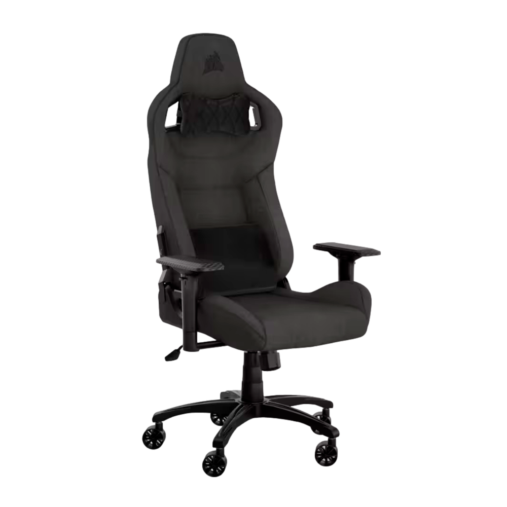 Corsair Silla Gamer T3 RUSH, hasta 120Kg, Carbón