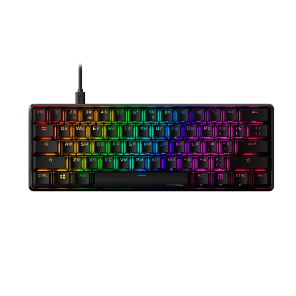 Hyperx Alloy Origins 60 - Mechanical Gaming Keyboard - Hx Aqua Hkbo1s-Ab-Us-G 56r61aa#Ab Nvl A