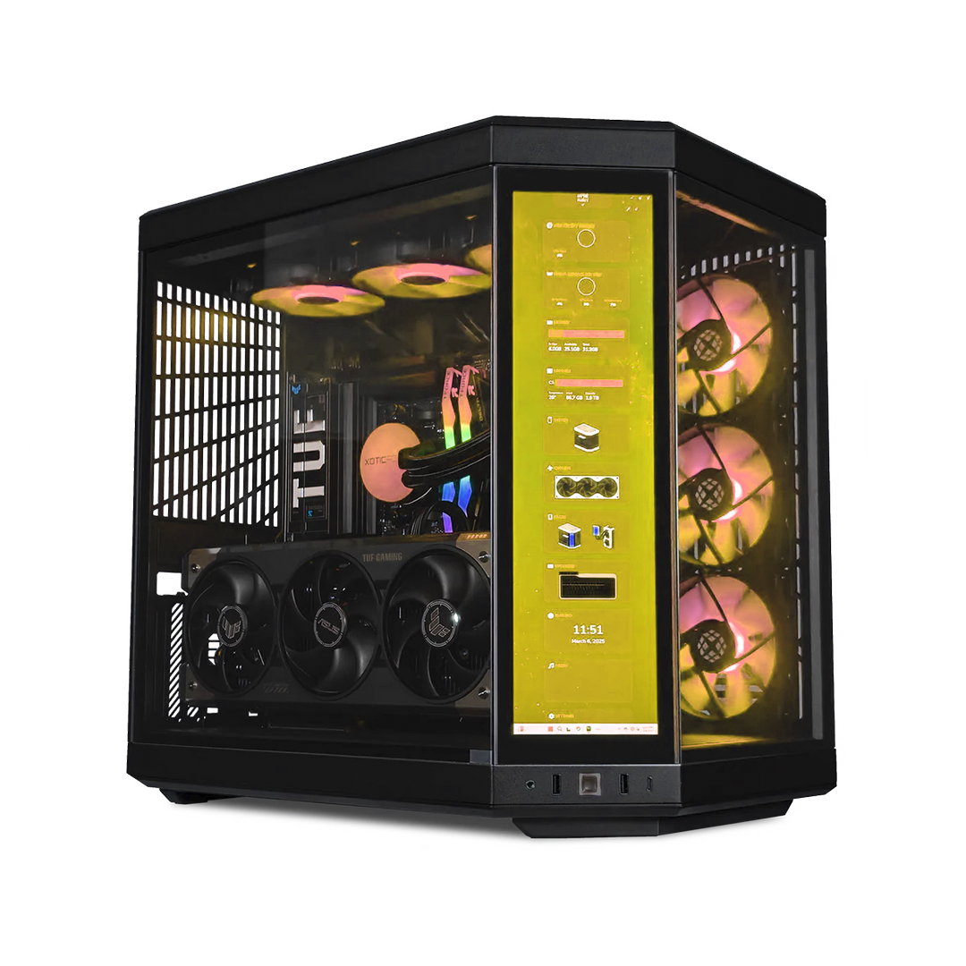 PC Gamer  GeForce RTX™  5090, Intel® Core™ Ultra 9 285K, 64GB DDR5 RAM, 2TB M.2 Nvme SSD, Windows 11, Invictus PC Power-086,